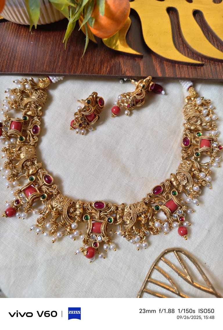 Elephant Gold Necklace