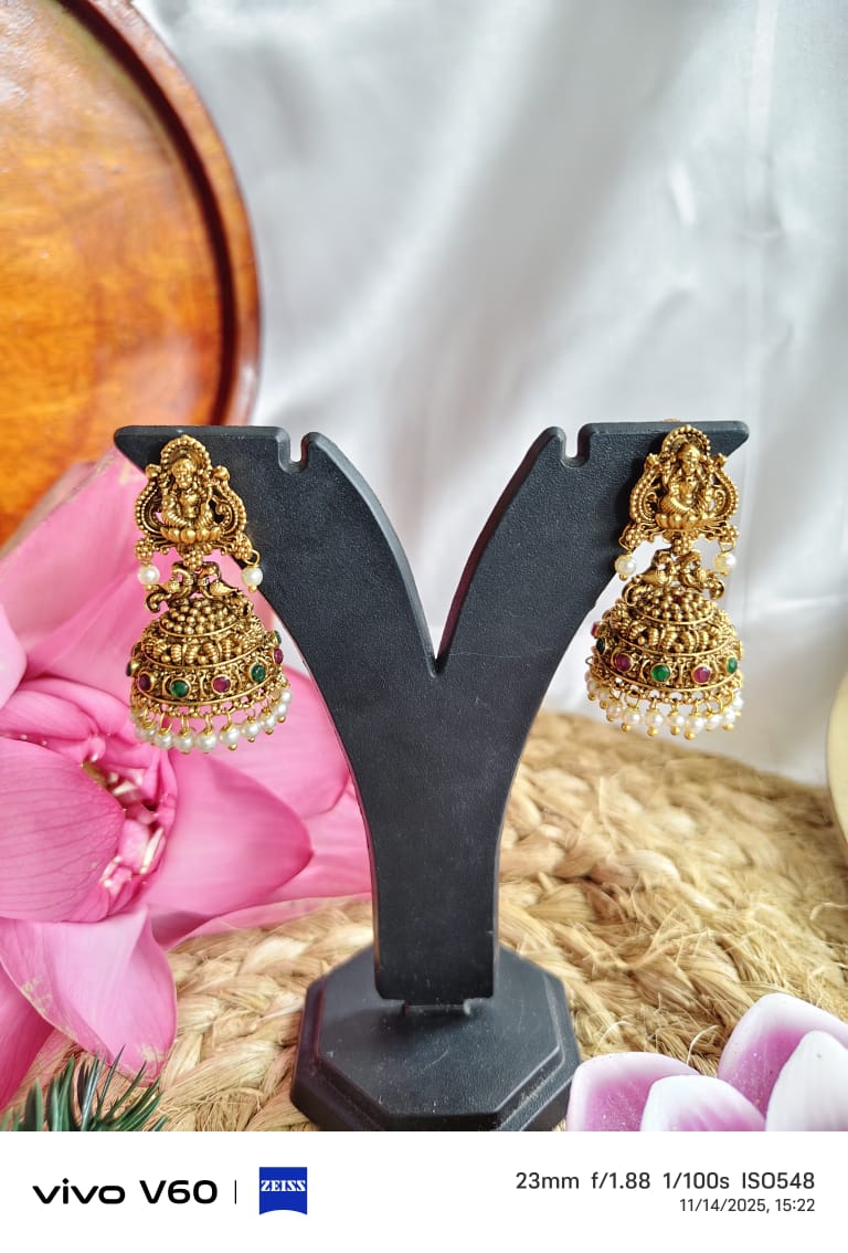 Antique Lakshmi Jhumka
