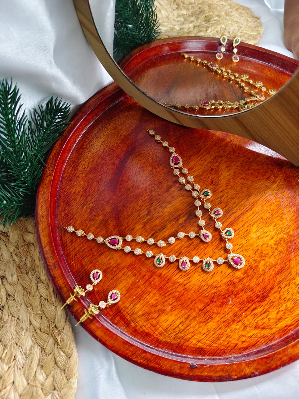 Two Layer Stone Necklace